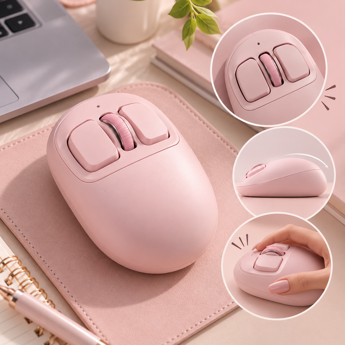 🖱️ Mouse YUNZII C1™ — El Mouse Squishy